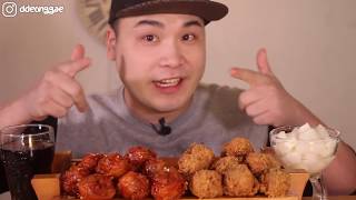 Thánh Ăn Hàn Quốc Mới Nhất  Mukbang Ăn Đùi Gà Rán Chiên Xù Đùi Gà Sốt Chua Cay [upl. by Eigram]