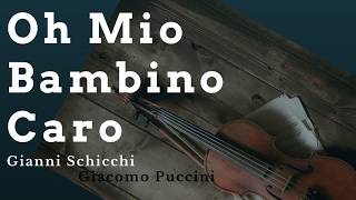 Official O Mio Babbino Caro Lyrics Italian amp English HD Giacomo Puccini [upl. by Joanna]