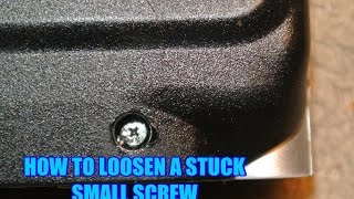 BEST WAYS TO LOOSEN A STUCK SMALL SCREW [upl. by Dyl]