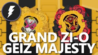 Kamen Rider ZIO Flash Belt Grand ZIO amp Geiz Majesty Update [upl. by Aluk]