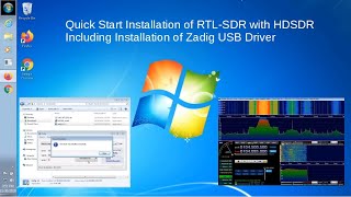 Quick Start RTL SDR with HDSDR Installation [upl. by Ham]