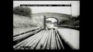 Canals in Britain in the 1950s Flm 5749 [upl. by Gile]