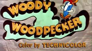 Woody Woodpecker  Three Little Woodpeckers super 8 print and Recreated titles [upl. by Ytiak]