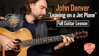 John Denver  Leaving on a Jet Plane  Full Guitar Tutorial w Tabs [upl. by Seraphina]