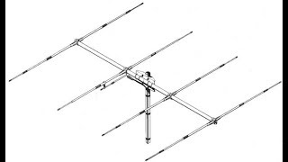 MONTAGE ANTENNE YAGI 4 ELEMENTS [upl. by Durante811]