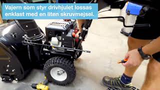 Tips Byte av drivrem på snöslunga [upl. by Gael695]