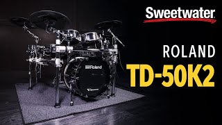 Roland TD50KV2 Electronic Drum Kit Demo Featuring TD50X Sound Module [upl. by Atwahs776]