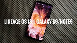 Lineage OS 181 Android 11 for Galaxy S9 and Note9 Installation and overview [upl. by Dimmick634]