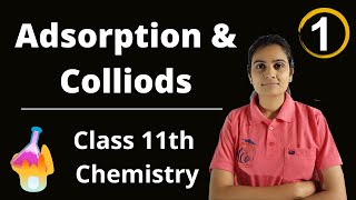 Adsorption and Colloids Class 11th Chemistry Part 1 [upl. by Adnwahs]