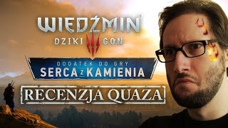 Wiedźmin 3 Dziki Gon  Serca z Kamienia  recenzja quaza [upl. by Alexandria296]