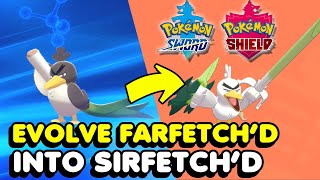 How To Evolve Farfetchd Into Sirfetchd In Pokemon Sword amp Shield [upl. by Eivod]