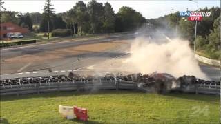 Le Mans 2012  CRASH ToyotaFerrari  Anthony DavidsonPerazzini  Accident  24 hours  160612 [upl. by Assirim487]