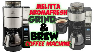 Melitta Aromafresh grind and brew coffee machine [upl. by Hsiri]