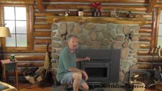 Installing a Volgalzang Colonial Wood Burning Stove Insert [upl. by Enelyaj923]