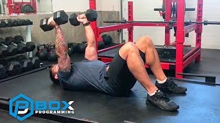 Dumbbell Tricep Extension [upl. by Engelhart403]