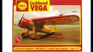 How to Build the Shell Lockeheed Vega AMT 148 Scale Kit AMT950 Review [upl. by Philipp]