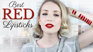 Best Red Lipsticks for Pale Skin  Drugstore amp High End [upl. by Einoj]