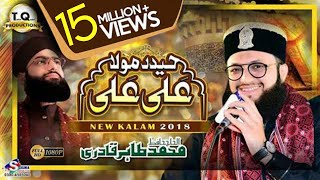 Haider Maula Ali Ali  New Manqabat Maula Ali 2018  Hafiz Tahir Qadri [upl. by Gwennie]