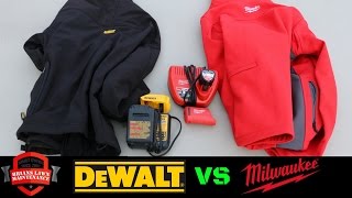 Milwaukee Vs DeWALT  Heated Jackets  Which Is Better [upl. by Athal914]