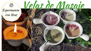 Velas de Soja para Masaje DIY [upl. by Tore]