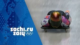 Skeleton  Mens Heats 1 amp 2  Sochi 2014 Winter Olympics [upl. by Ahsilrae119]