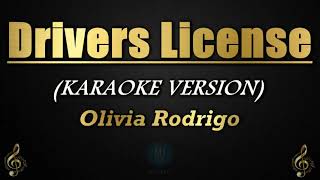 drivers license  Olivia Rodrigo KaraokeInstrumental [upl. by Lennahs511]