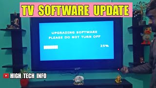 HOW TO UPDATE  UPGRADE TV SOFTWARE  TV FIRMWARE UPDATE [upl. by Amar945]