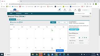 Requesting Time Off in ADP Workforce Now Desktop Employee Training [upl. by Lach]