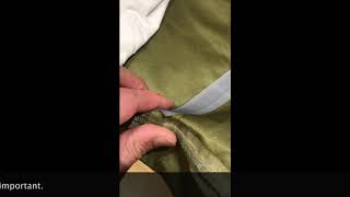 Goretex tape seam repair [upl. by Joung]