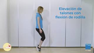 Elevación de talones con flexión de rodilla [upl. by Ramon]