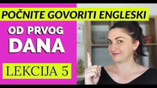 5 ENGLESKI ZA KONVERZACIJU  PRESENT SIMPLE  59 REČENICA [upl. by Neelat]