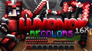 Luvonox 150K 16x FPS Pack Release  Recolors  Minecraft PvP Resourcepack 1718 [upl. by Noned]