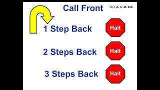 26 Call Front – 1 2 and 3 Steps Backward  Forward [upl. by Cooperstein]