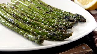 Espárragos Trigueros a la Plancha  Receta de Verduras 100 Sana ✅ [upl. by Sidonnie]