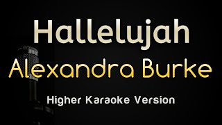 Hallelujah  Alexandra Burke Karaoke Songs With Lyrics  Higher Key [upl. by Elita]