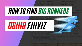 Finviz Stock Screener  How To Find Big Runners [upl. by Ricca591]