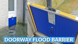 Incredible Doorway Flood Barrier [upl. by Aniuqal]