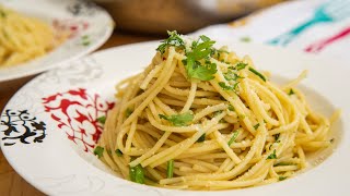 I Tried Authentic Italian Aglio E Olio from Vincenzo’s Plate [upl. by Tyre]