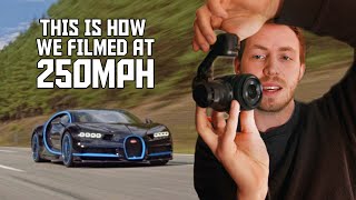 How we filmed a Bugatti Chiron at 250mph REVEALED [upl. by Ing]