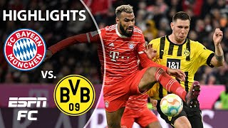 Bayern Munich vs Borussia Dortmund  Bundesliga Highlights  ESPN FC [upl. by Artimas33]