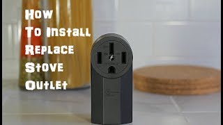 How To Install Replace Stove Range Outlet [upl. by Tennos]