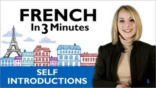 Learn French  How to Introduce Yourself in French [upl. by Ahseral664]