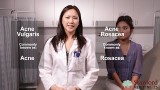 Diagnosing Acne vs Rosacea Stanford Medicine 25 [upl. by Cullen]