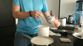 Making lactobacillus reuteri yoghurt recipe [upl. by Gene]