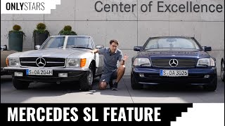 Which is the best Mercedes SL roadster All generations in one video [upl. by Setiram]