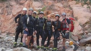 Hikers GoPro Footage Captures Harrowing Moments As Deadly Flash Floods Swept Through Zion National [upl. by Jimmie]