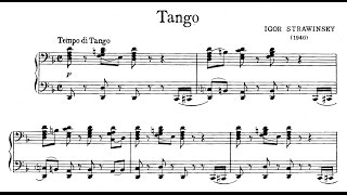 STRAVINSKY Tango 1940 Konstantin Semilakovs [upl. by Bevvy252]