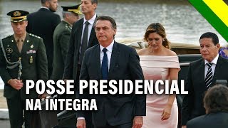 Posse Bolsonaro acompanhe a íntegra da cerimônia [upl. by Nirrat293]