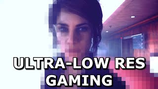 Gaming at Ultra Low Resolutions with DLSS  240p and beyond [upl. by Layton582]