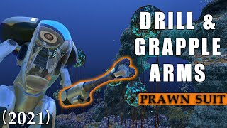 PRAWN SUIT DRILL ARM FRAGMENTS LOCATION 2024  SUBNAUTICA [upl. by Nahgiem]